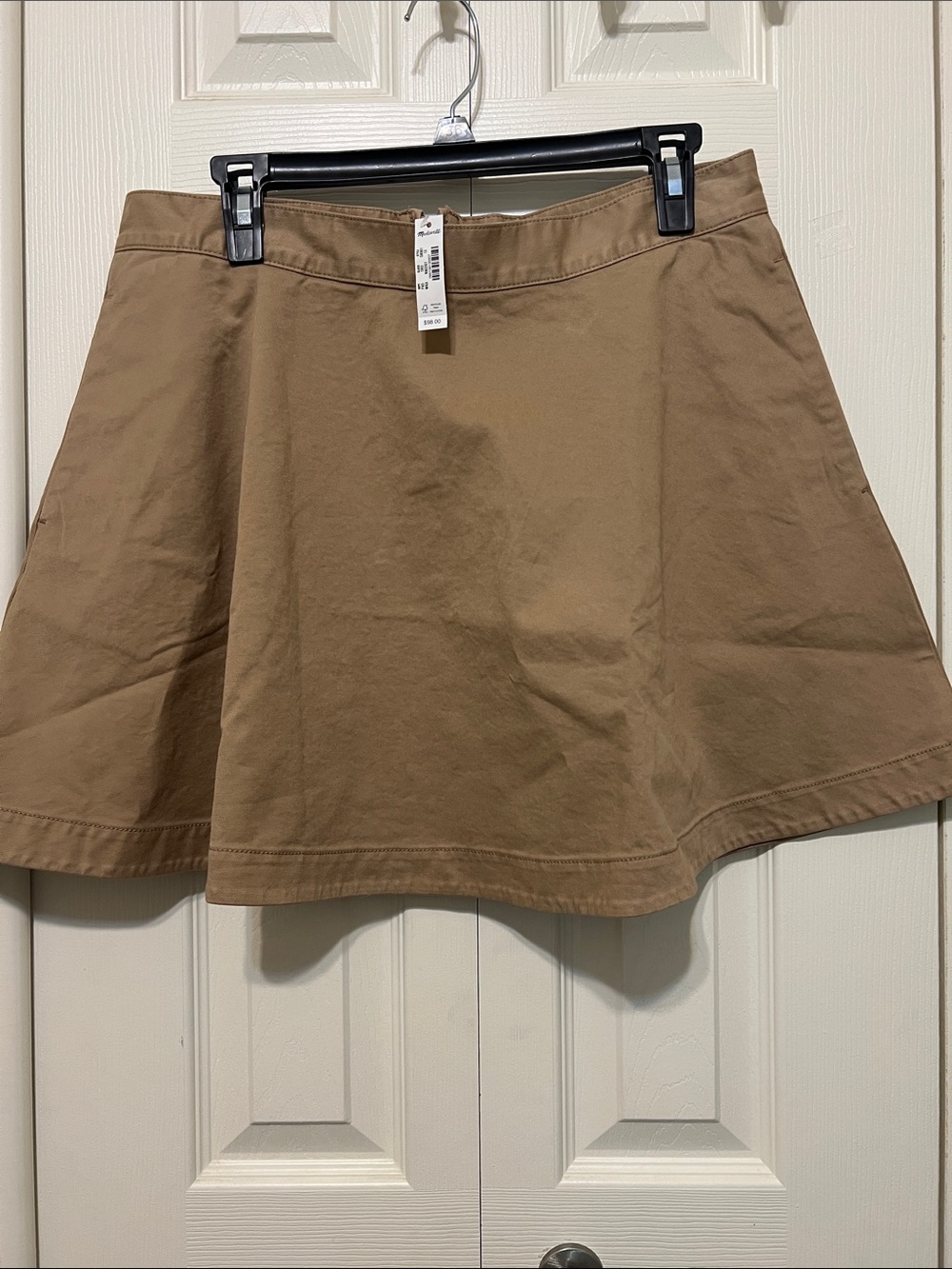 Madewell Classic A-Line Skirt in Khaki